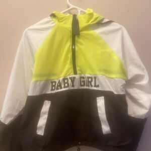 Rue21 “Baby Girl” Colorblock Windbreaker – Size Medium